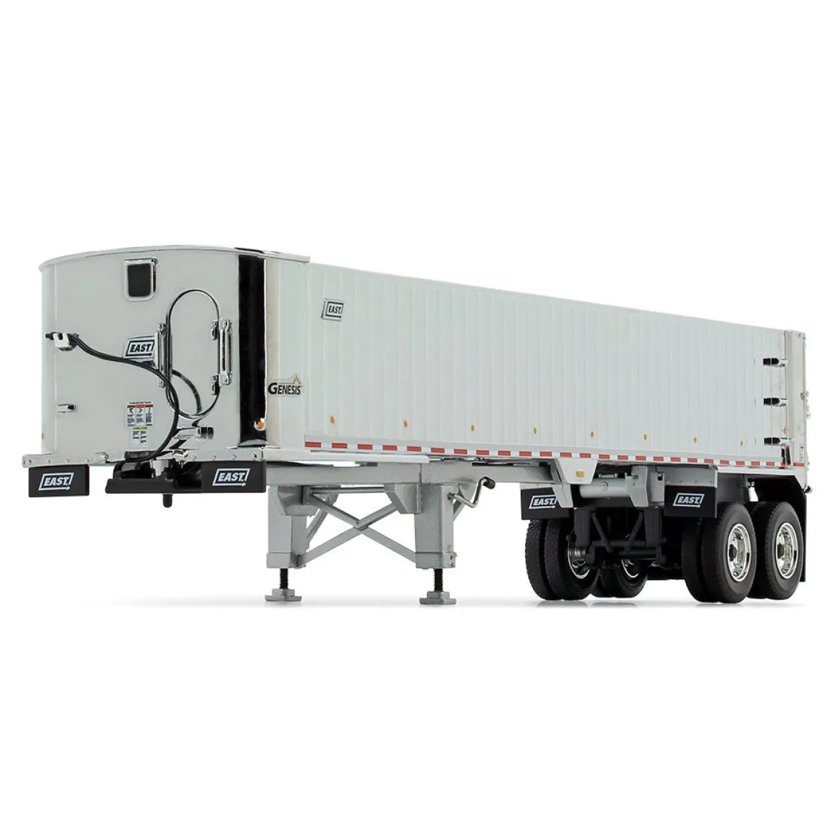 1/50 Kenworth T880, Black and Chrome, with East Genesis End Dump Trailer by First Gear