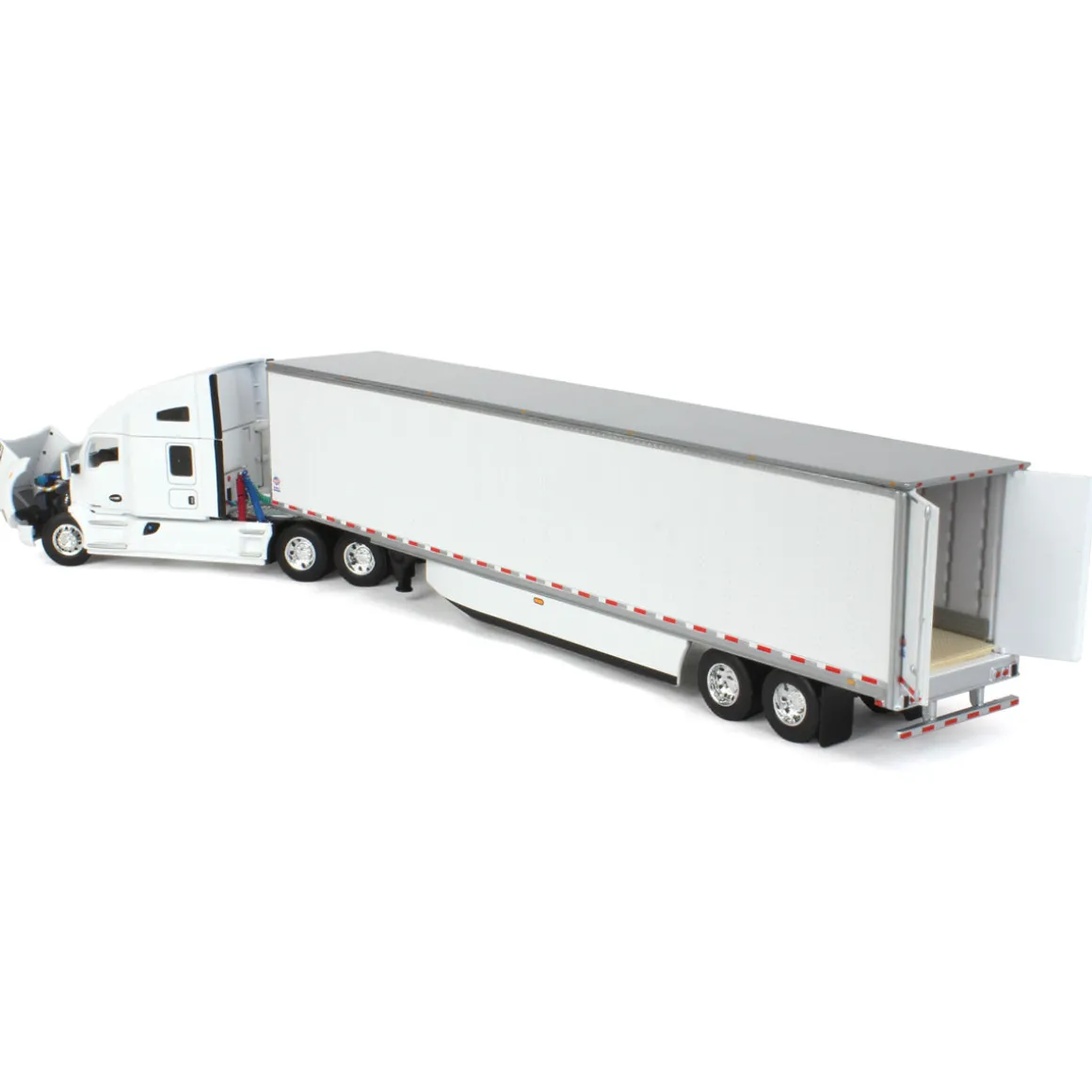1/64 Kenworth T680 76in High-Roof Sleeper with 53ft Utility Trailer, DCP by First Gear