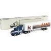 1/64 Kenworth T600A Semi Truck with Kory Farm Equipment Box Trailer by ERTL