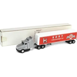 1/64 Kenworth T600A Semi Truck with 20 Years Kory Farm Equipment Box Trailer by ERTL