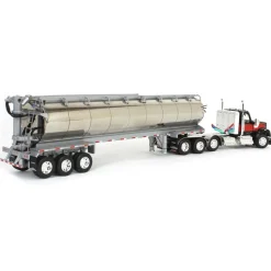 1/64 Kenworth W990 with Walinga Tandem Feed Trailer, Red/Black, DCP by First Gear
