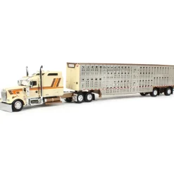 1/64 Kenworth W900L w/ Wilson Silverstar Livestock Trailer, Big Rigs #13: Paradise Trucking, DCP by First Gear