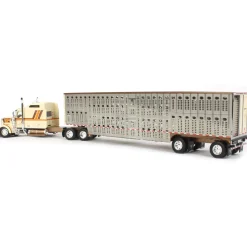 1/64 Kenworth W900L w/ Wilson Silverstar Livestock Trailer, Big Rigs #13: Paradise Trucking, DCP by First Gear