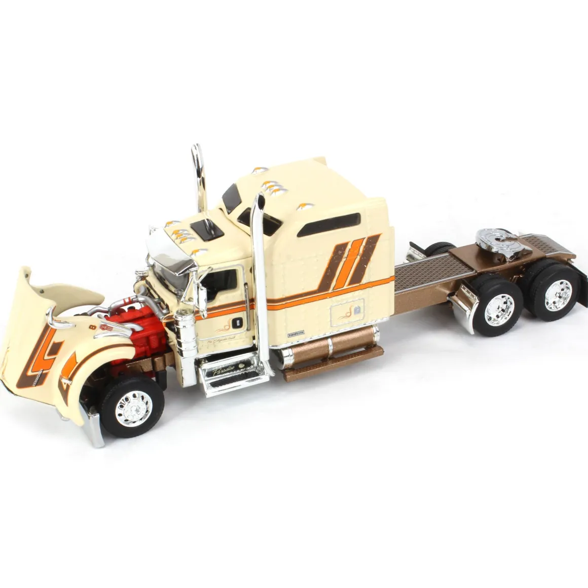 1/64 Kenworth W900L w/ Wilson Silverstar Livestock Trailer, Big Rigs #13: Paradise Trucking, DCP by First Gear