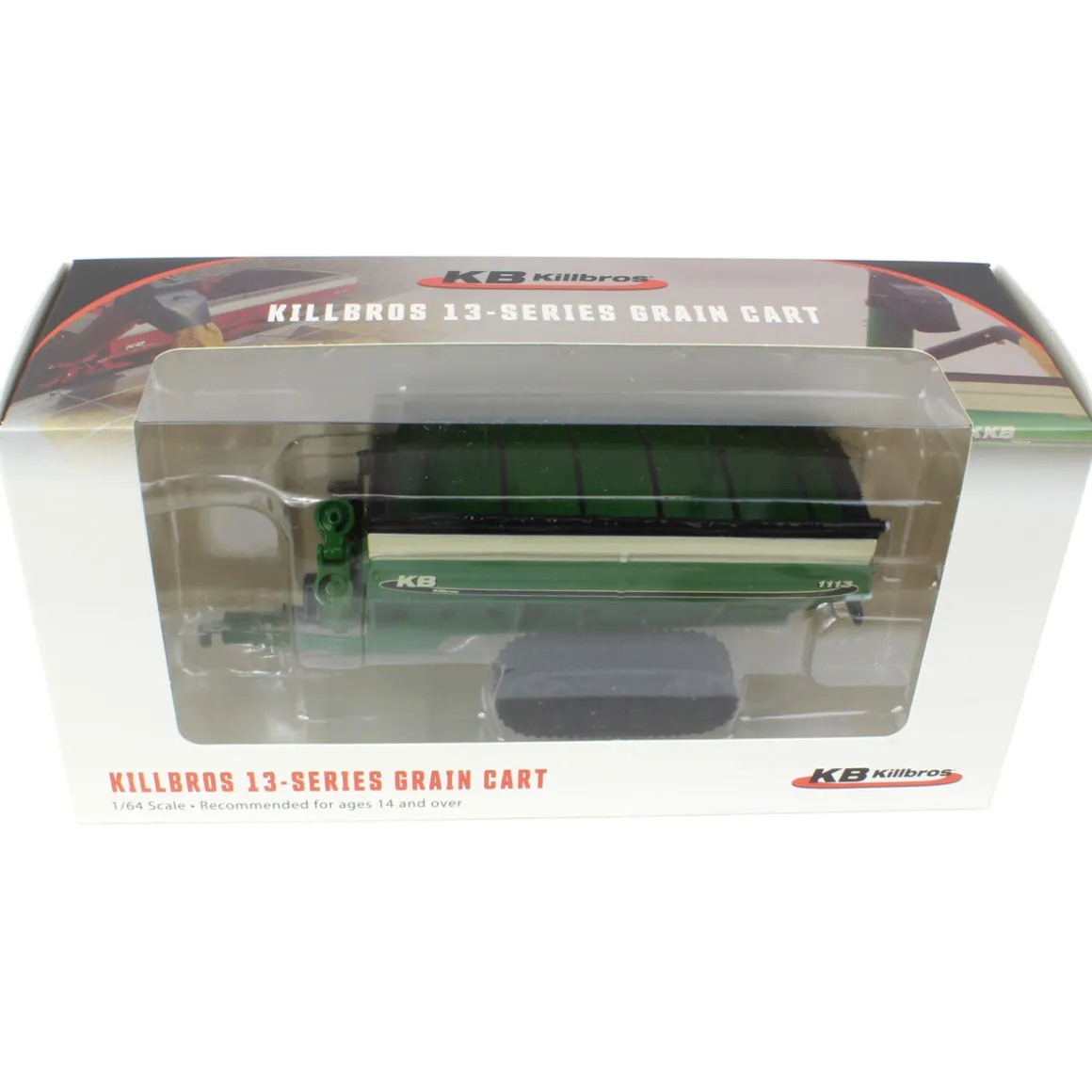 1/64 Killbros 1113 Grain Cart with Tracks, Green