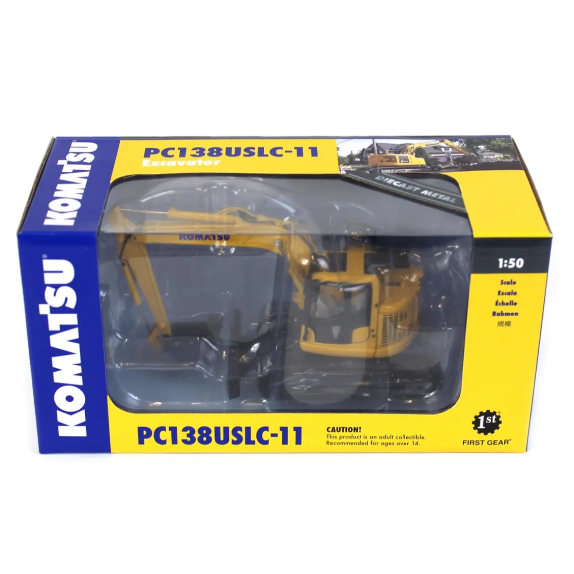 1/50 Komatsu PC138USLC-11 Excavator by First Gear