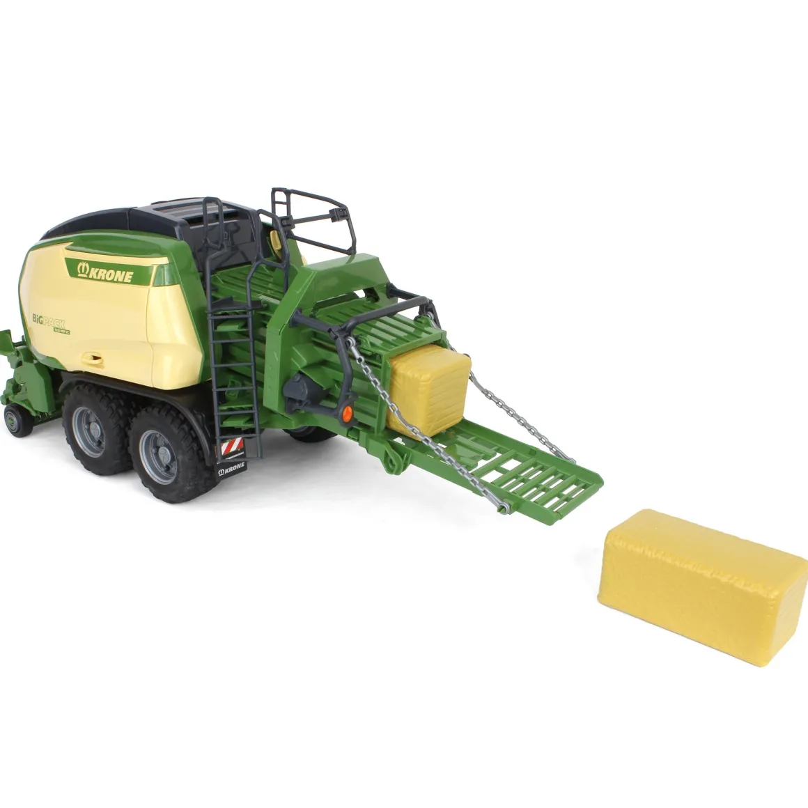1/16 Krone BiG Pack 1290 HDP VC Baler with 2 Hay Bales by Bruder
