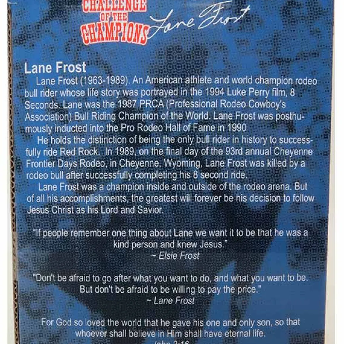 1/20 Lane Frost and Red Rock