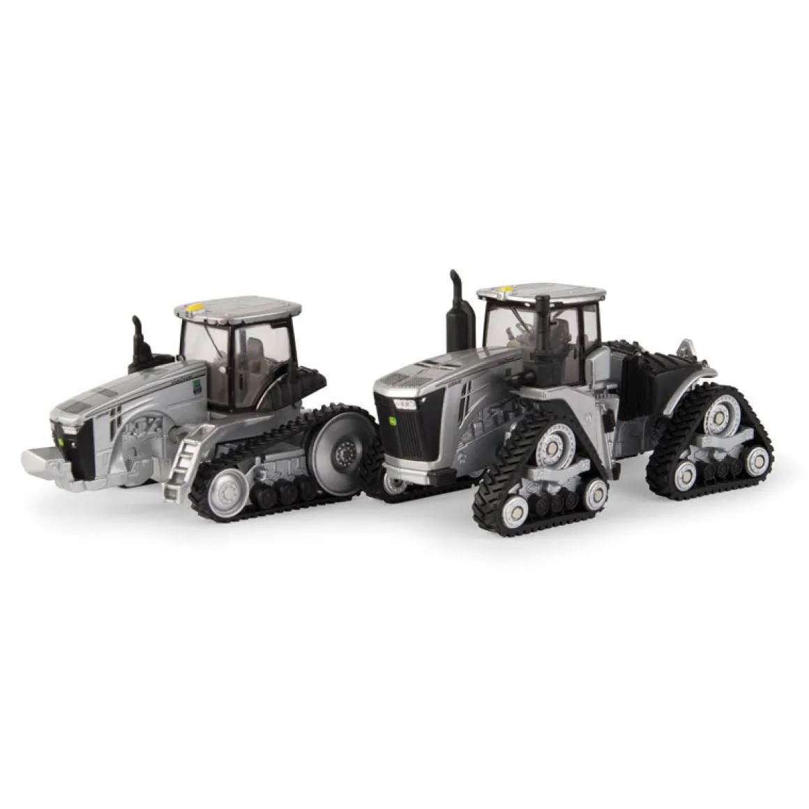 1/64 Limited Edition 100 Years Silver and Black John Deere 9470RX and 8370RT Two Piece Set