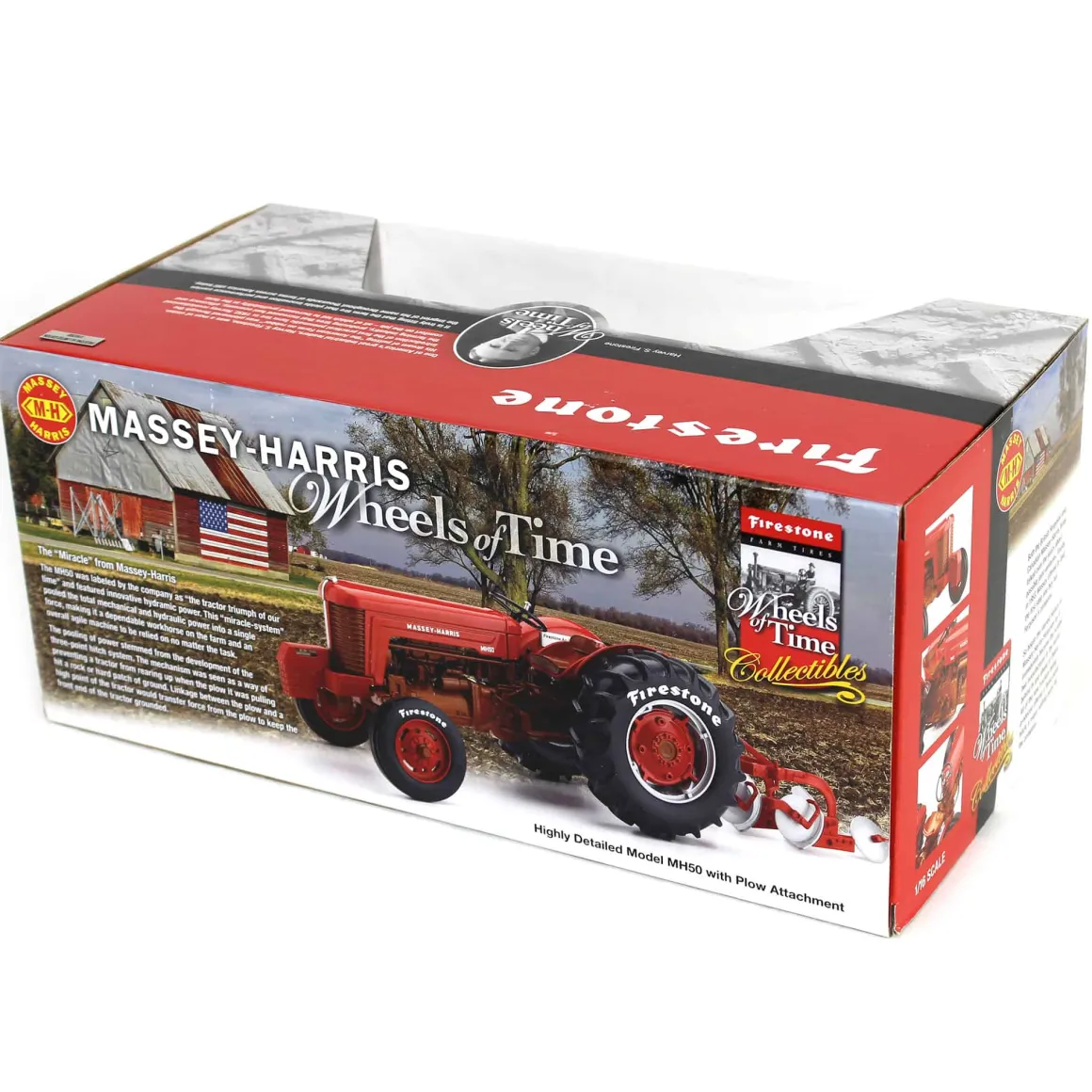 1/16 Limited Edition High Detail Firestone Massey Harris 50 with Plow