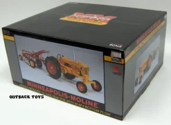 1/16 Limited Edition High Detail Minneapolis Moline U Gas Wide with FDA 3 Bottom Plow