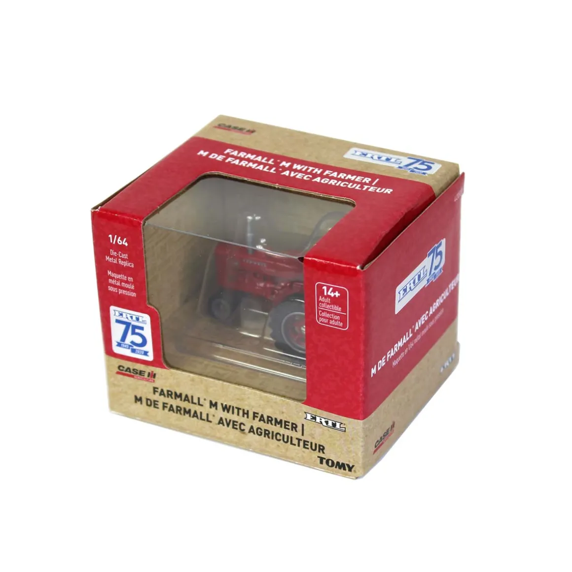 1/64 Limited Edition IH Farmall M with Man, ERTL 75th Anniversary, One Time Production