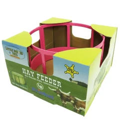 1/16 Little Buster Toys Pink Round Bale Hay Feeder