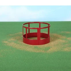 1/16 Little Buster Toys Red Round Bale Hay Feeder