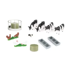 1/32 Livestock Building Playset w/ CASE Skid Steer, Livestock & Shed by ERTL