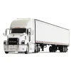 1/64 Mack Anthem Sleeper Cab, White with White 53ft Box Trailer by First Gear