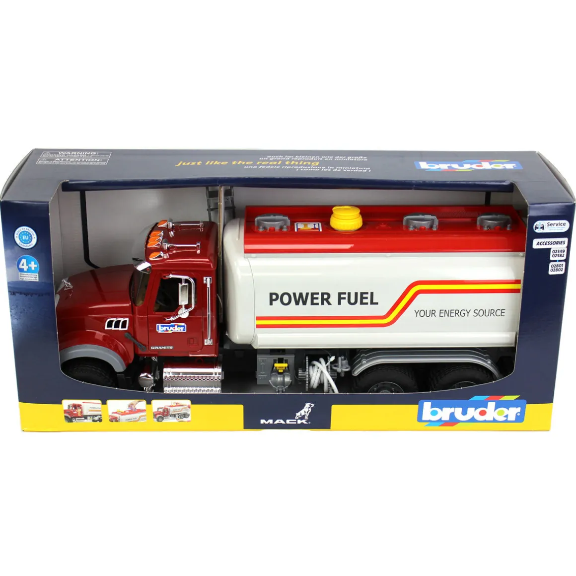 1/16 MACK Granite Fuel Tanker by Bruder
