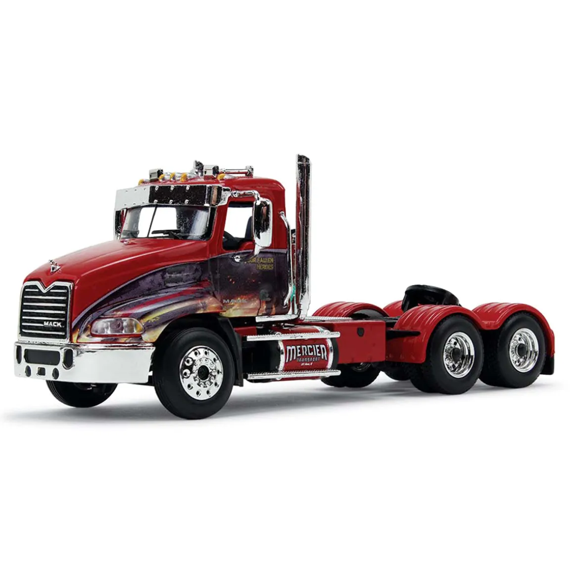 1/64 Mack Pinnacle w/ Wilson Pacesetter Grain Trailer, Mercier Transport - Our Fallen Heroes, DCP by First Gear