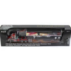 1/64 Mack Pinnacle w/ Wilson Pacesetter Grain Trailer, Mercier Transport - Our Fallen Heroes, DCP by First Gear