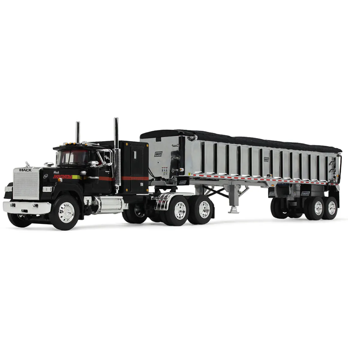 1/64 Mack Super-Liner Magnum with East End Dump Trailer, Mack 125th Anniversary, DCP by First Gear