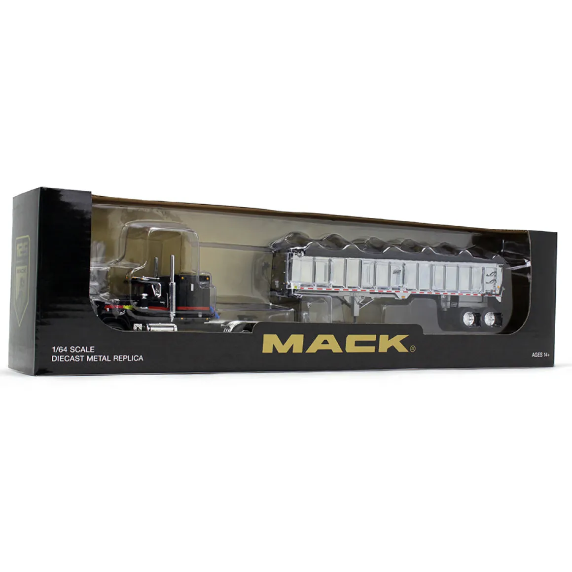 1/64 Mack Super-Liner Magnum with East End Dump Trailer, Mack 125th Anniversary, DCP by First Gear