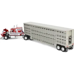 1/64 Mack Super-Liner with 45ft Wilson Vintage Livestock Trailer, DCP by First Gear