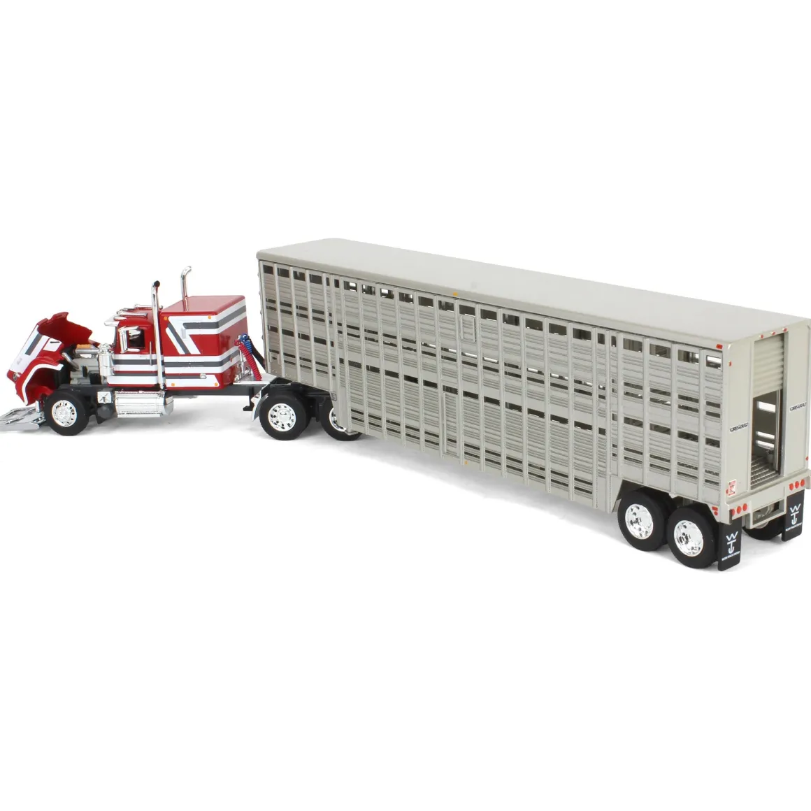 1/64 Mack Super-Liner with 45ft Wilson Vintage Livestock Trailer, DCP by First Gear