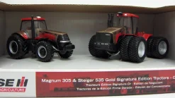 1/64 Magnum 305 & Steiger 535 Gold Signature Edition Tractors, Dealer Edition Set
