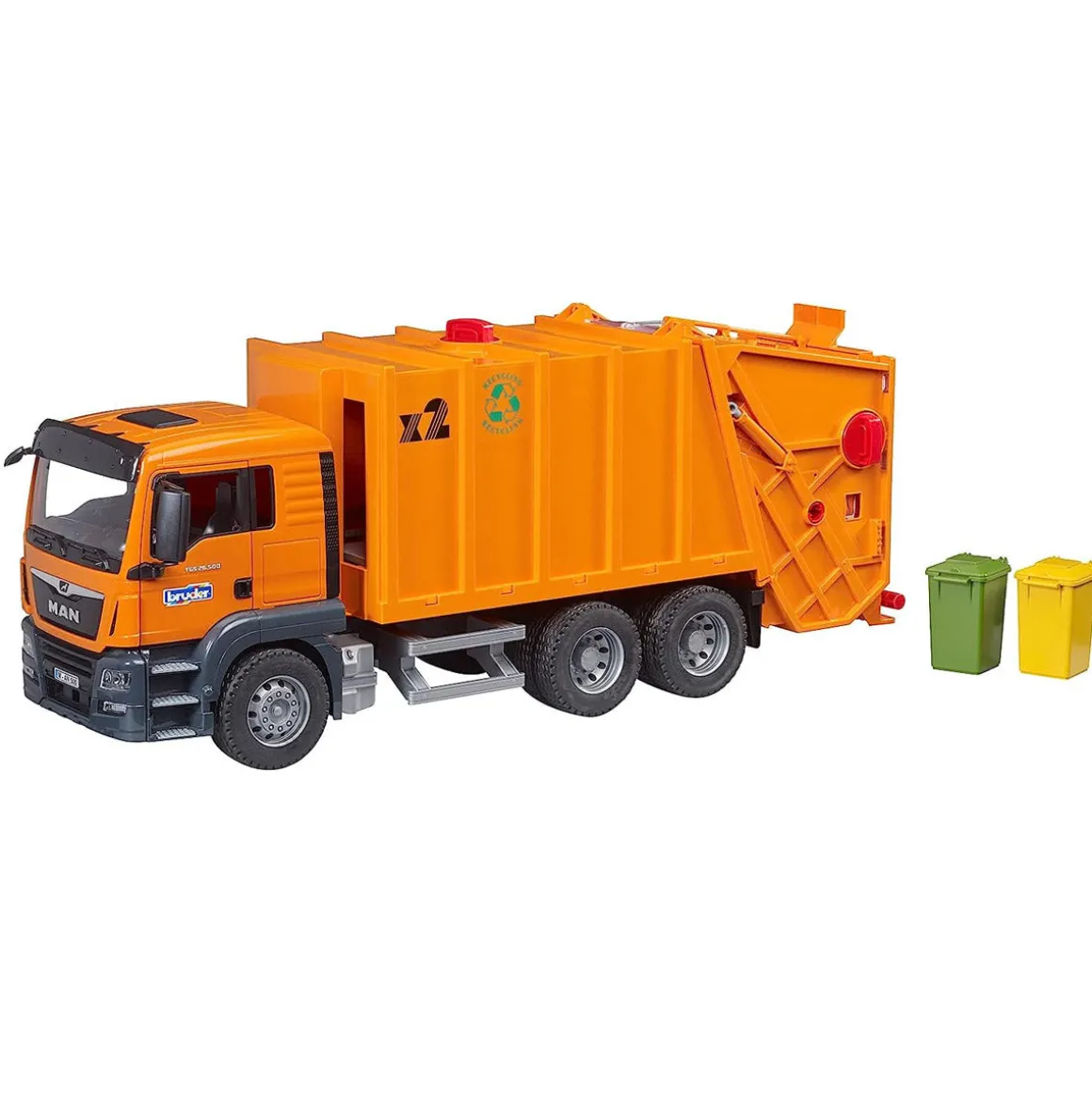 1/16 MAN TGS Orange Garbage Truck by Bruder
