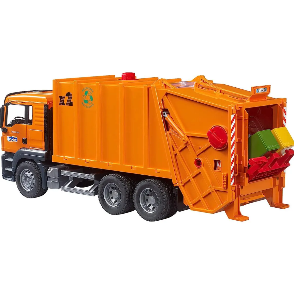 1/16 MAN TGS Orange Garbage Truck by Bruder