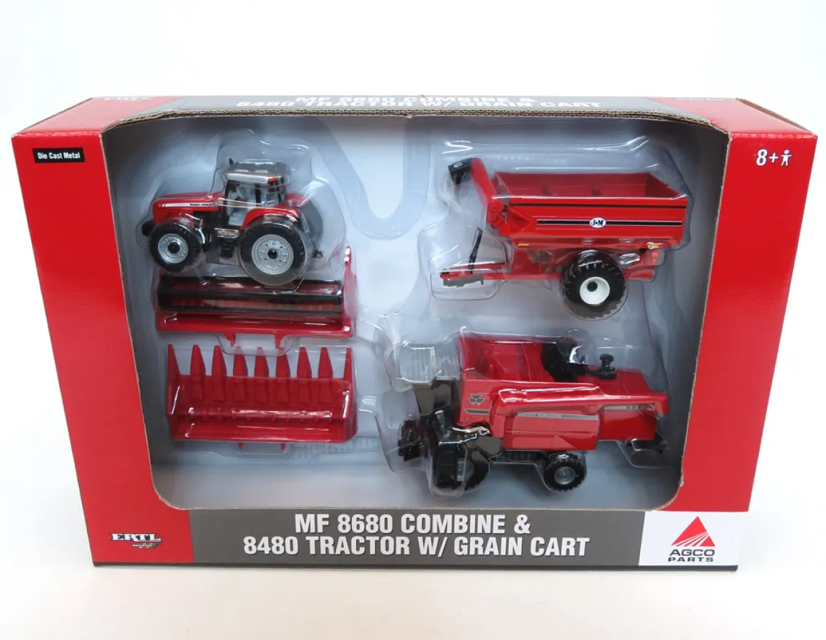 1/64 Massey 8680 Combine and 8480 Set