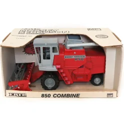 1/16 Massey Ferguson 850 Combine with Both Grain and Corn Heads by ERTL