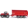 1/87 Massey Ferguson 8480 Tractor with Krampe Dump Trailer