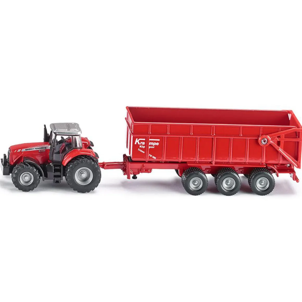 1/87 Massey Ferguson 8480 Tractor with Krampe Dump Trailer
