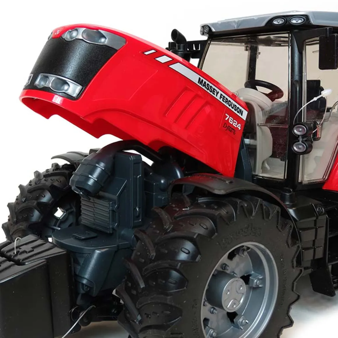 1/16 Massey Ferguson 7624 Tractor with Front End Loader, Bucket and Grapple