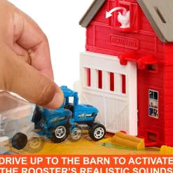 1/64 Matchbox Farm Adventure Playset with Tractor, Trailer, Animals & More