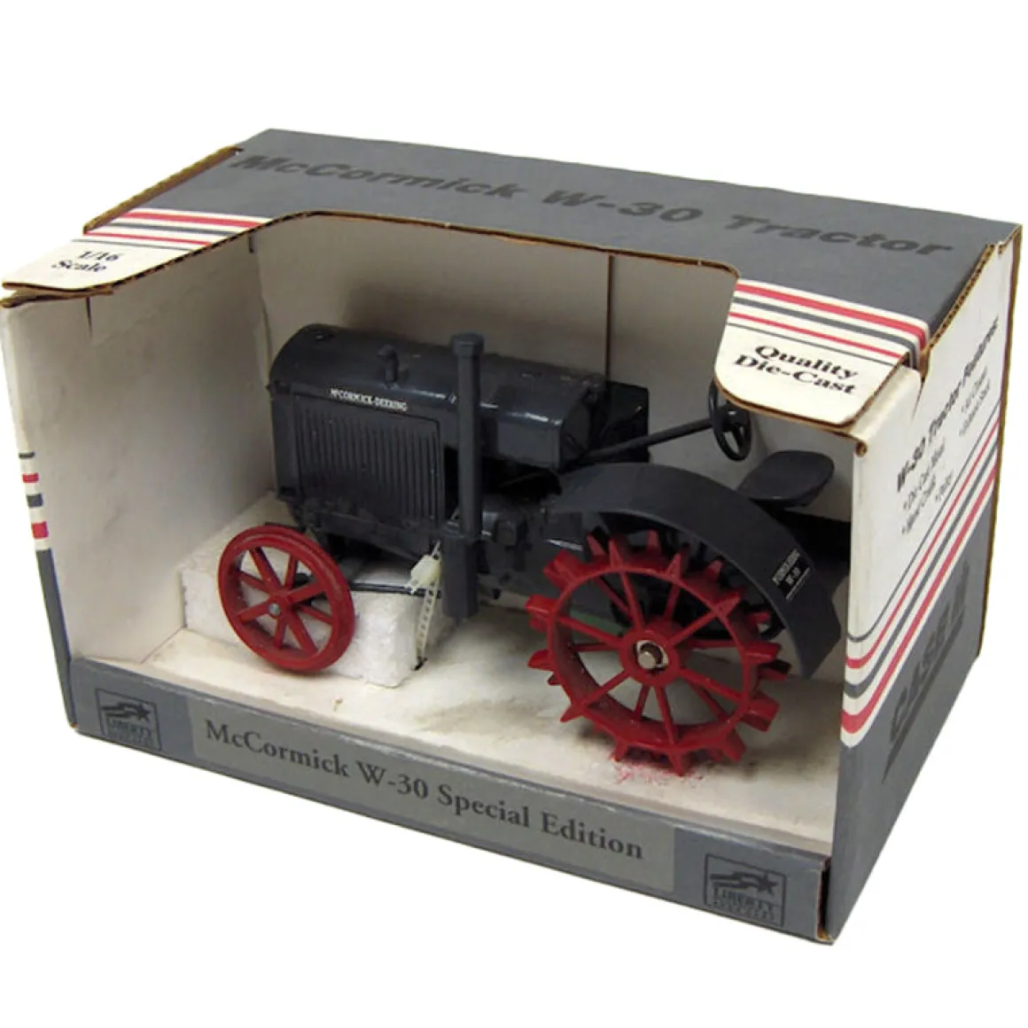 1/16 McCormick Deering W30 Gray Tractor with Steel Wheels