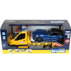 1/16 Mercedes-Benz Sprinter Autotransporter with Roadster by Bruder