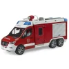 1/16 Mercedes-Benz Sprinter Fire Rescue Truck with Water Pump and Lights & Sounds by Bruder
