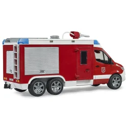 1/16 Mercedes-Benz Sprinter Fire Rescue Truck with Water Pump and Lights & Sounds by Bruder