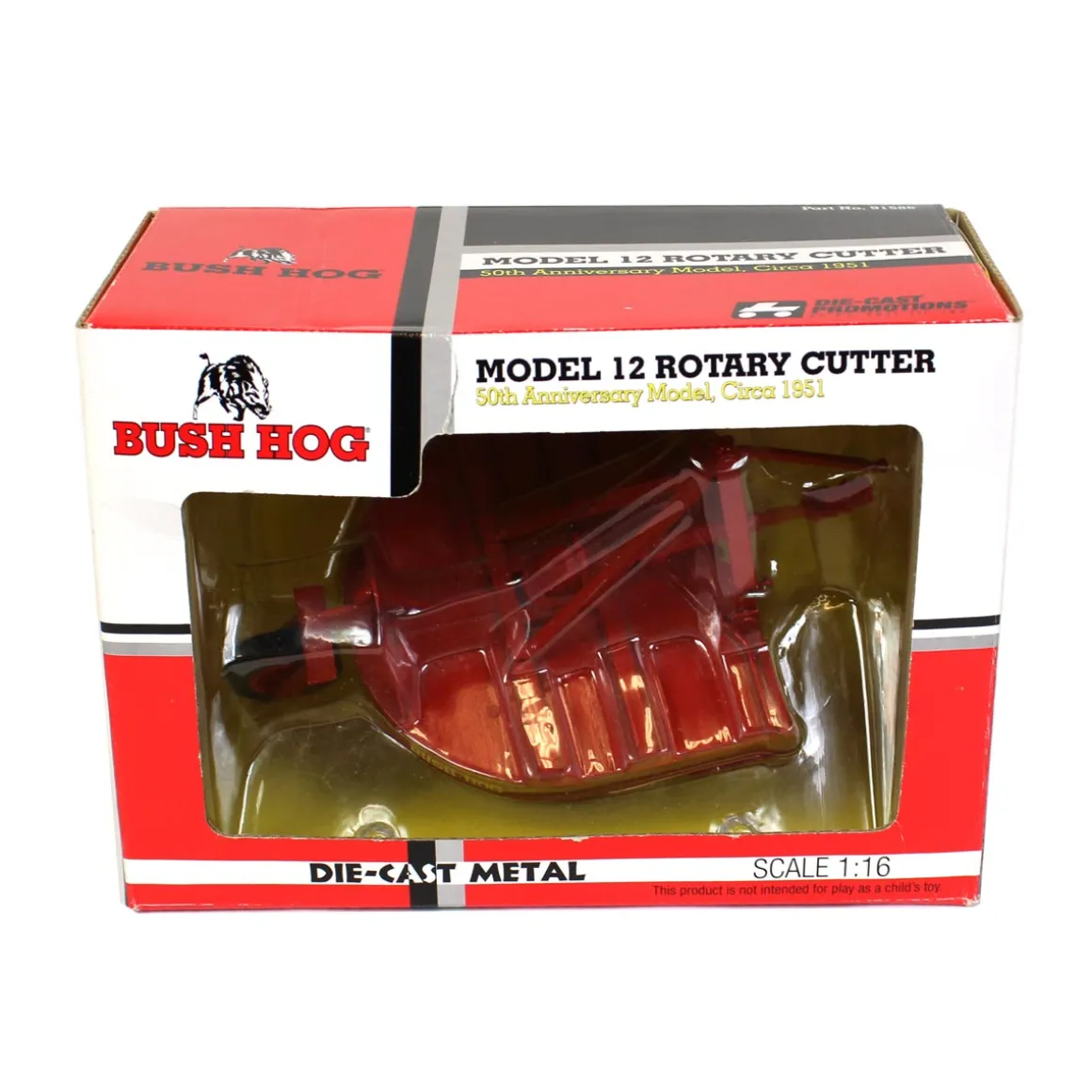 1/16 Metal Bush Hog Model 12 Rotary Mower