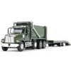 1/64 Metallic Green Western Star 49X with Ox Bodies Dump & Beaver Tail Trailer, DCP by First Gear