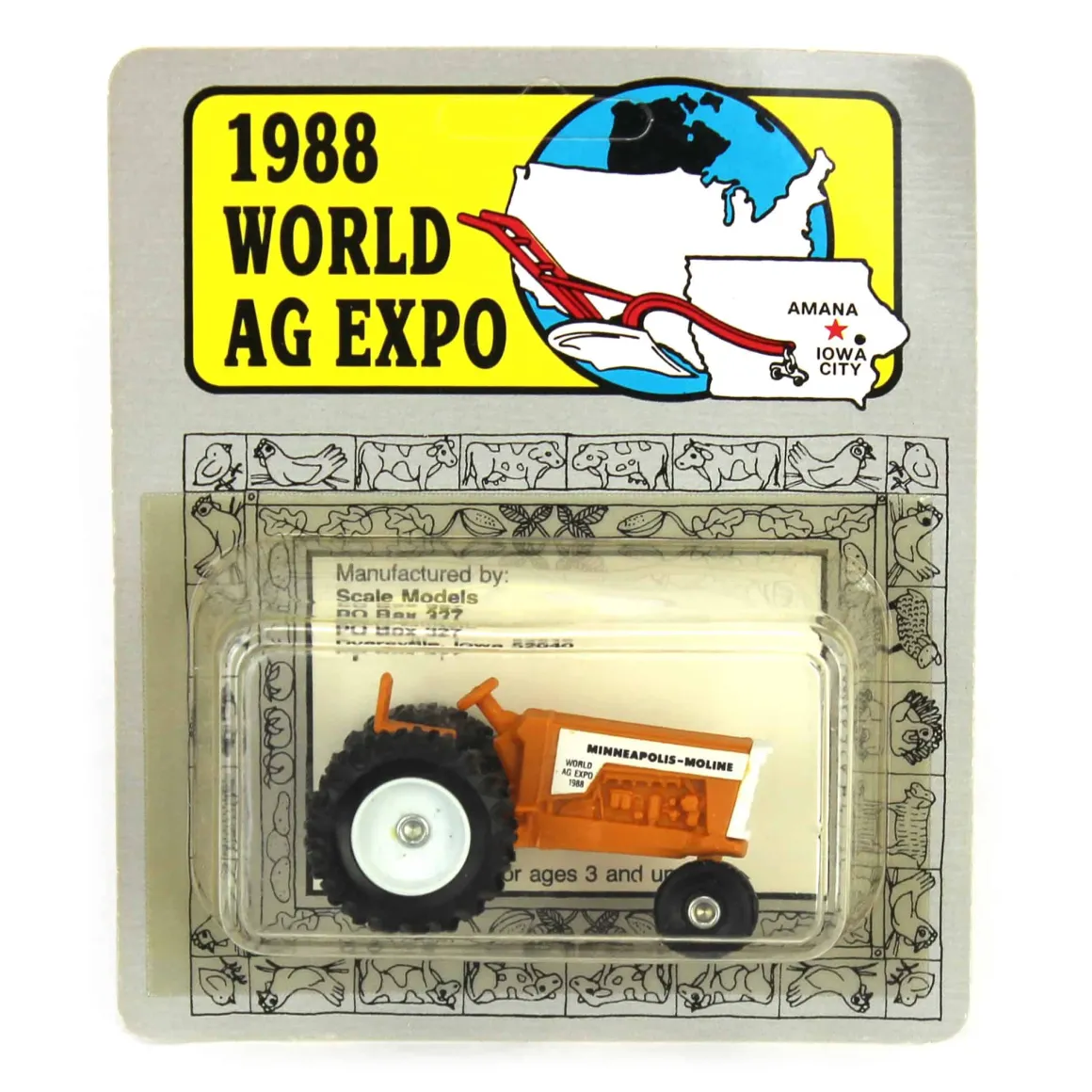 1/64 Minneapolis Moline Narrow Front, 1988 World Ag Expo Limited Edition