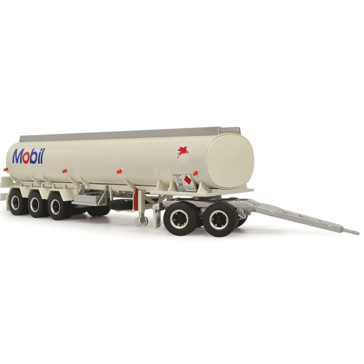 1/64 Mobil Tanker Trailer with Dolly by Highway Replicas