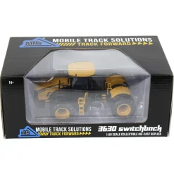 1/50 Mobile Track Solutions 3630 Switchback Articulating 4WD Tractor & 33-38XL Towed Scraper