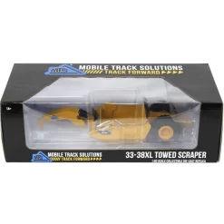 1/50 Mobile Track Solutions 3630 Switchback Articulating 4WD Tractor & 33-38XL Towed Scraper