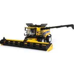 1/64 New Holland CR9.90 Combine w/ Folding Corn Head & Draper Head, 45th Anniv, ERTL Prestige Collection