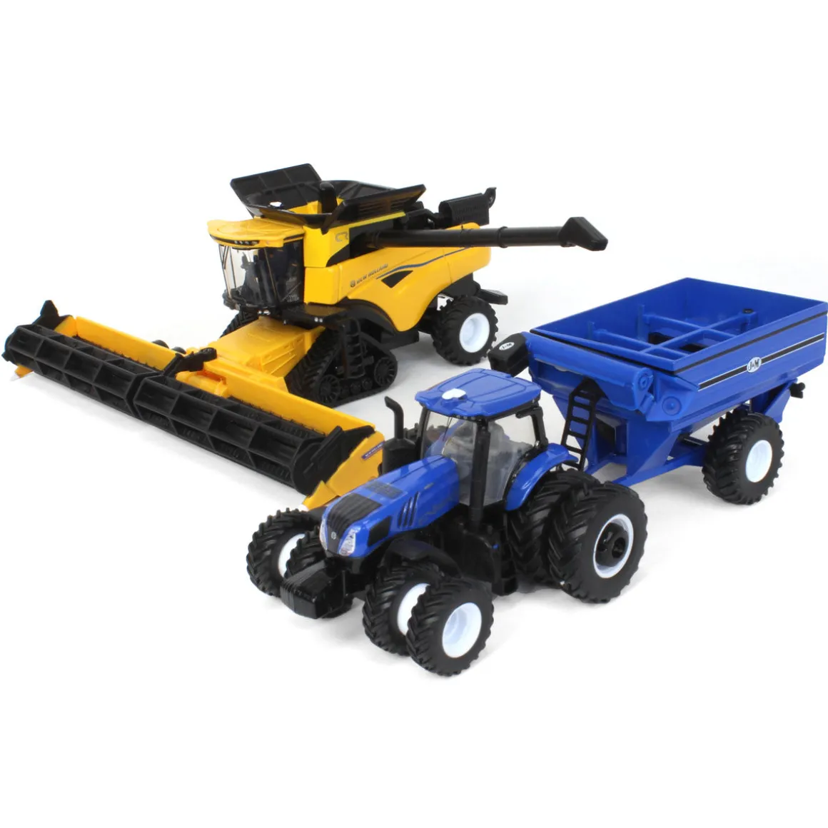 1/64 New Holland CR8.90 SmartTrax Combine Set by ERTL