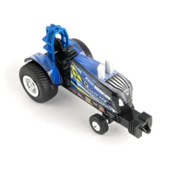 1/64 New Holland "Blue Barracuda" Pulling Tractor with Pickup Truck & Trailer