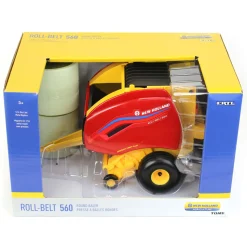 1/16 New Holland Roll-Belt 560 Round Baler with Bales